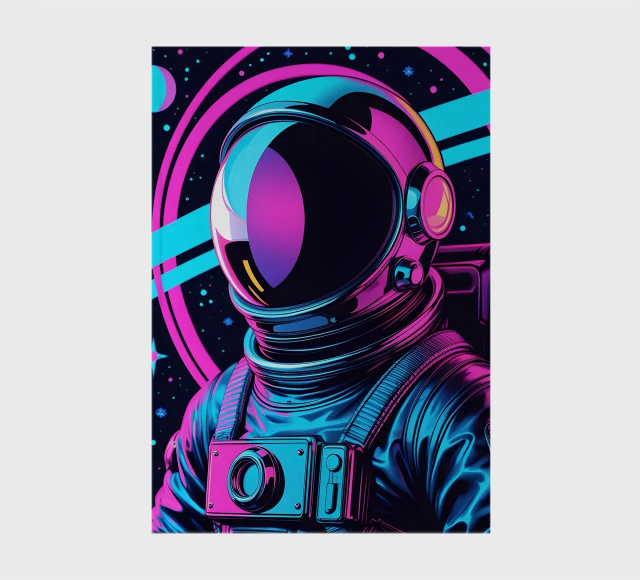astronaut portrait notebook by Botanical Gallery