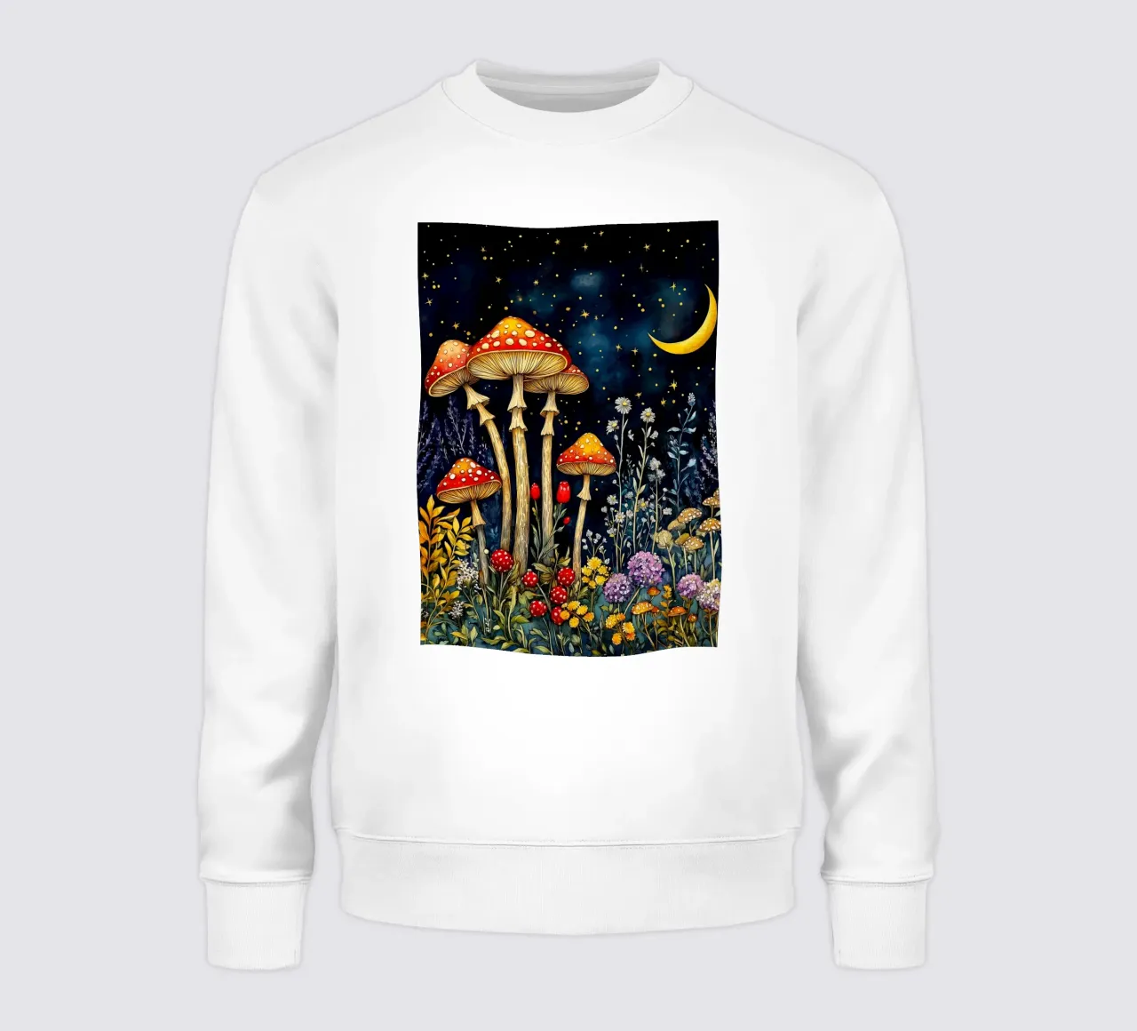 Funghi di notte felpa da Justyna Jaszke JBJart