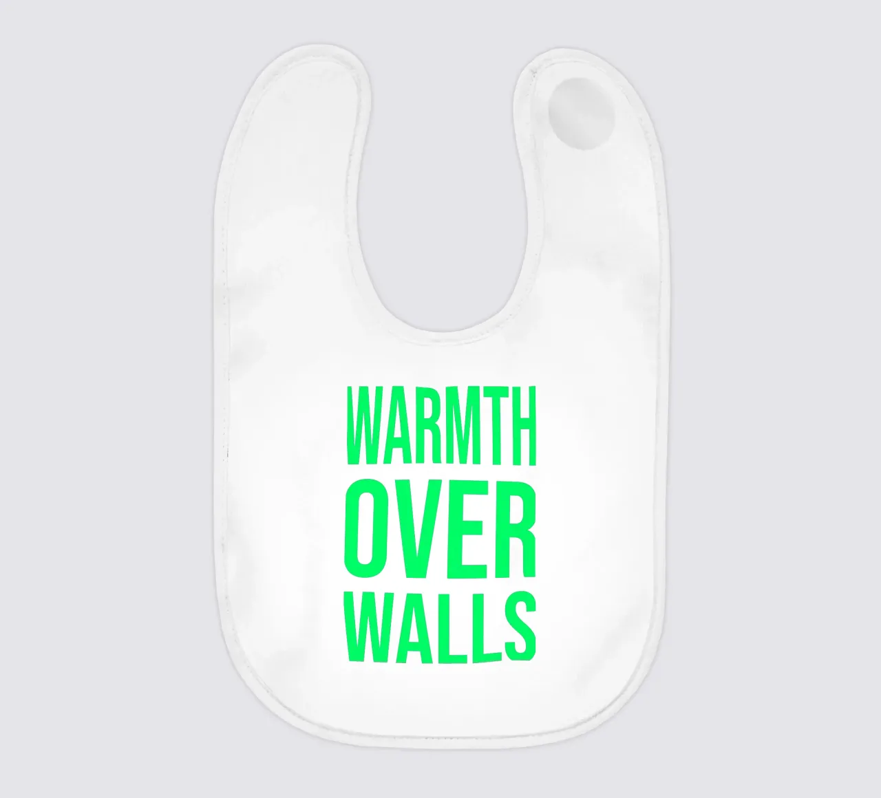 OVER series- bold letters, brave values (5 colors) bavaglino da FRICKE DESIGN
