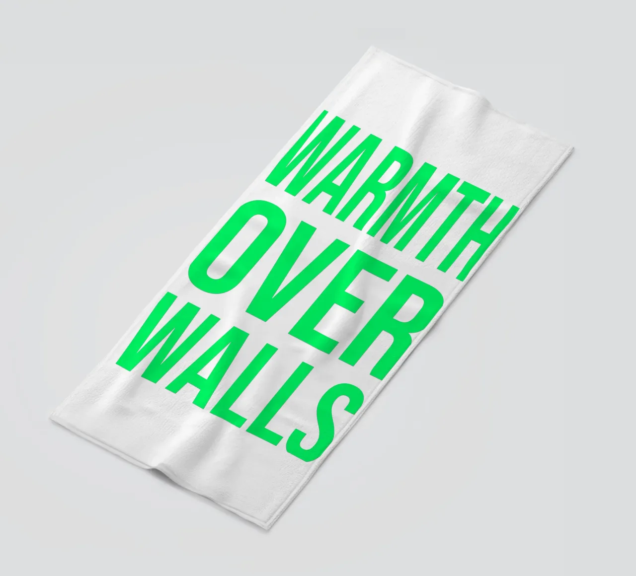 OVER series- bold letters, brave values (5 colors) telo mare da FRICKE DESIGN