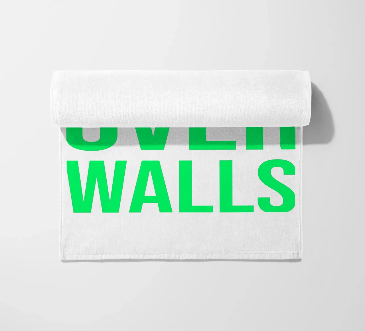 OVER series- bold letters, brave values (5 colors) telo mare da FRICKE DESIGN