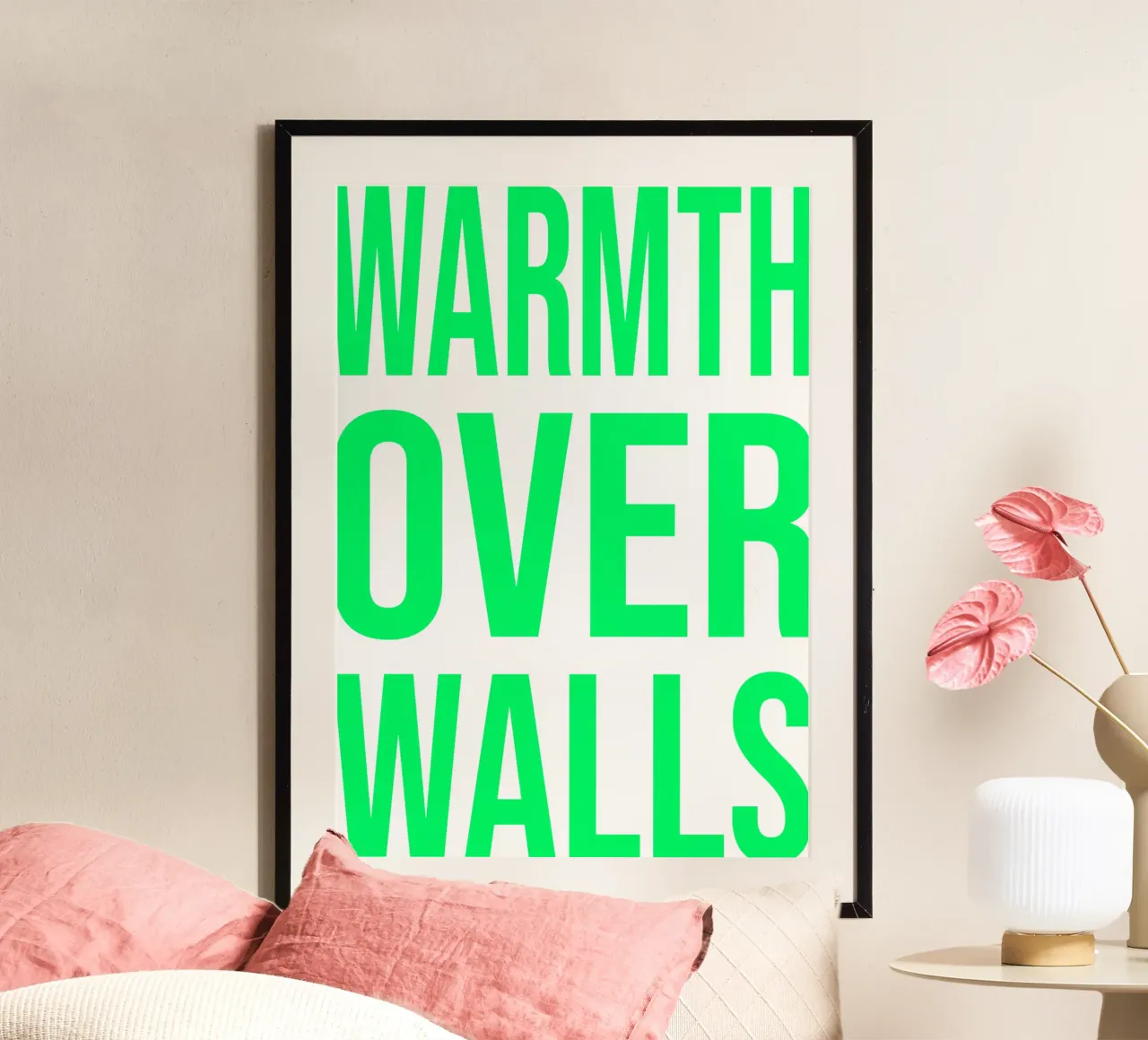 OVER series- bold letters, brave values (5 colors) carta hahnemühle da FRICKE DESIGN