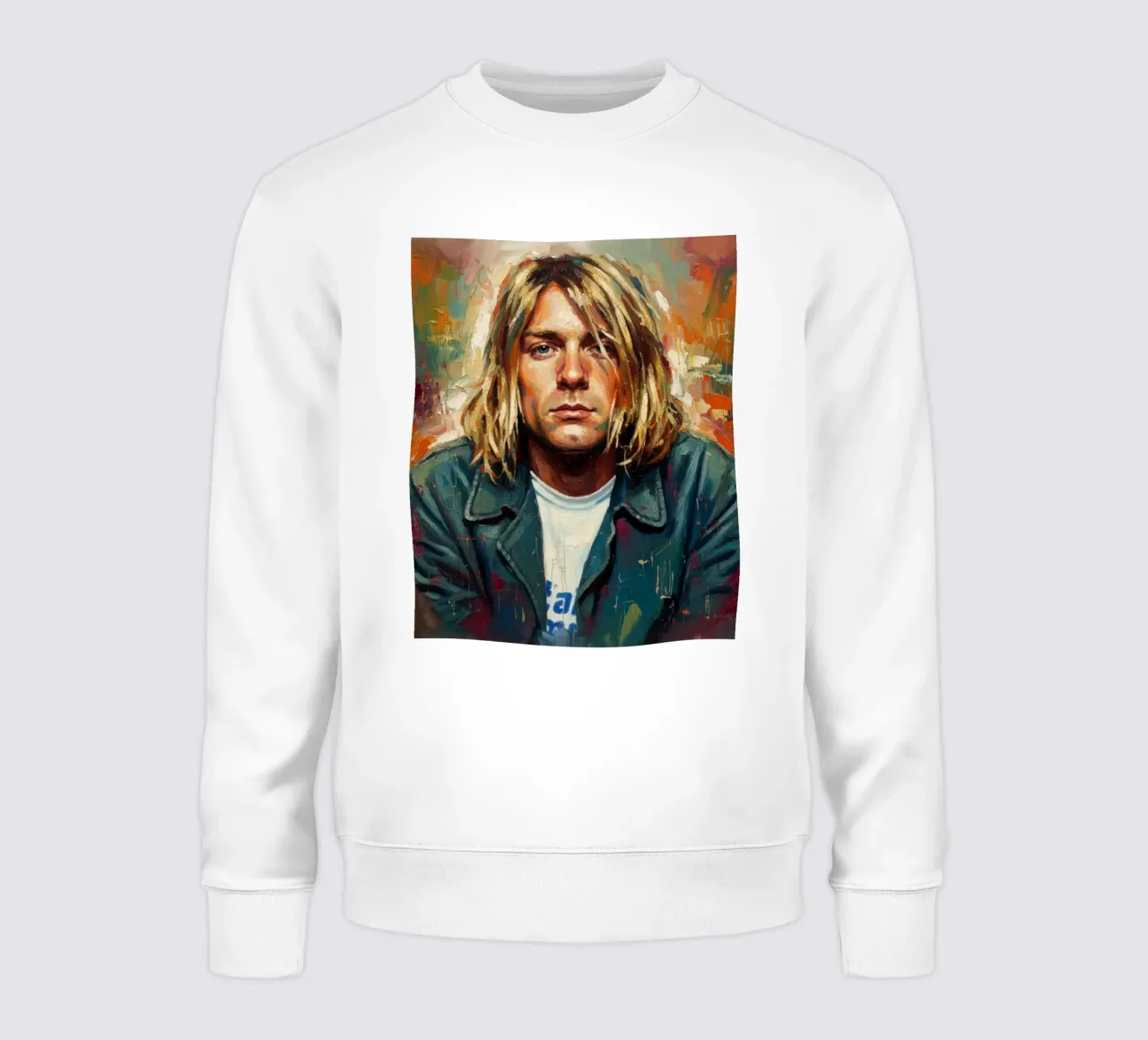 Arte di Kurt Cobain felpa da Lembayung art