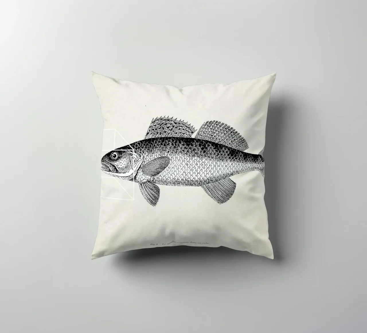 Fish#1 cuscino da Matteo Morelli