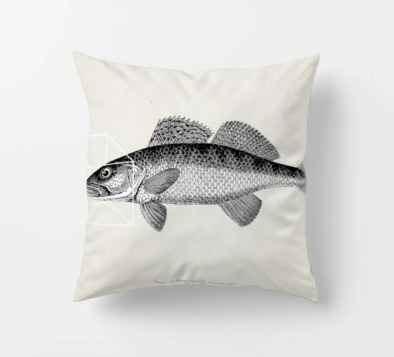 Fish#1 cuscino da Matteo Morelli
