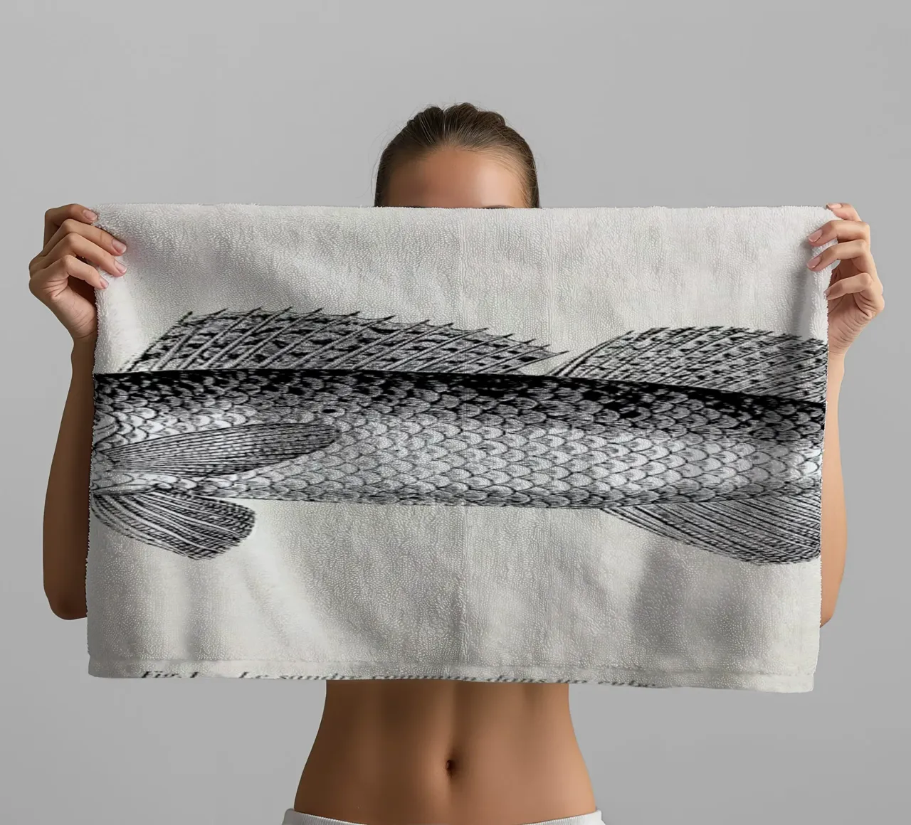 Fish#1 Handtuch von Matteo Morelli