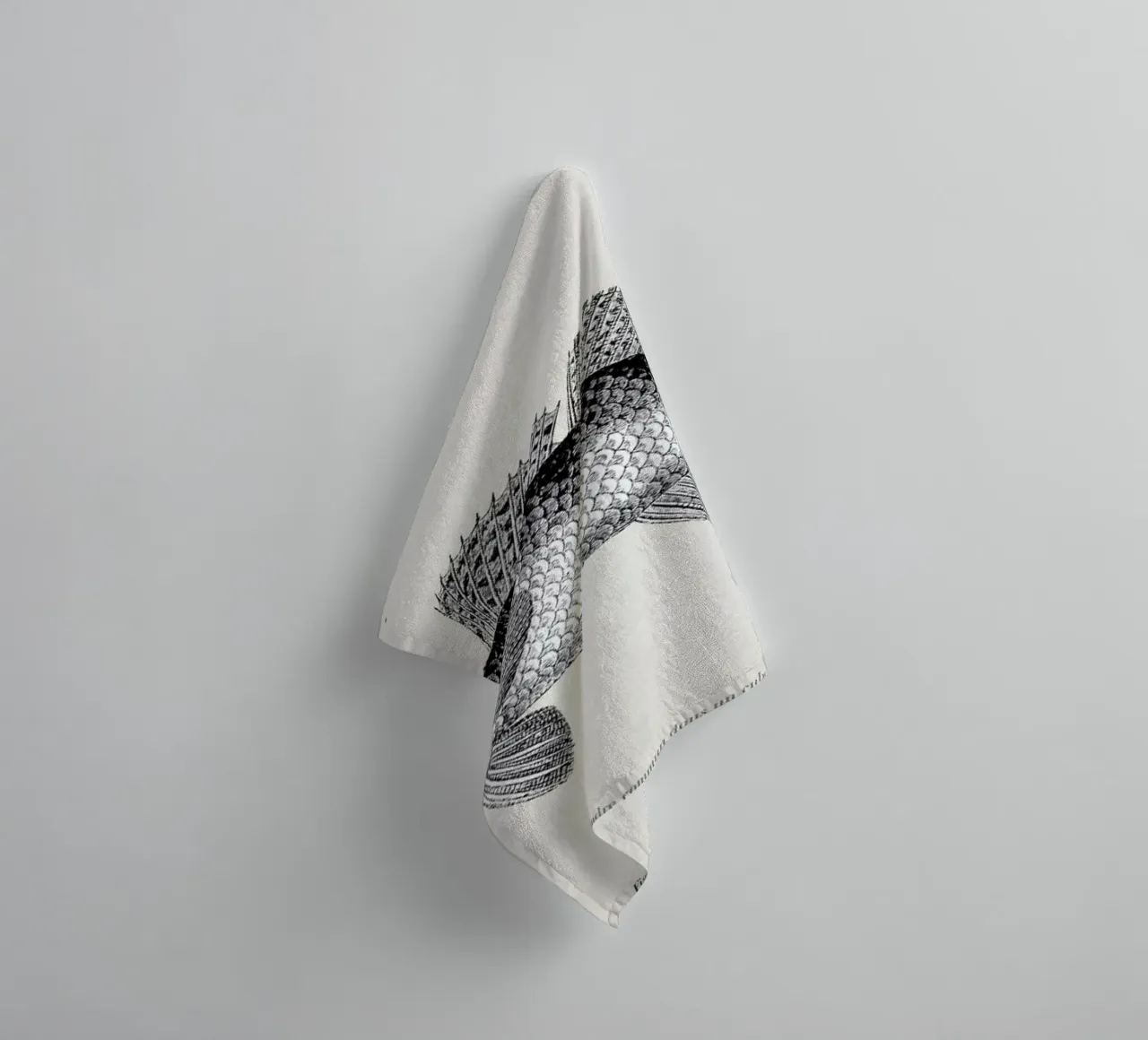 Fish#1 Handtuch von Matteo Morelli