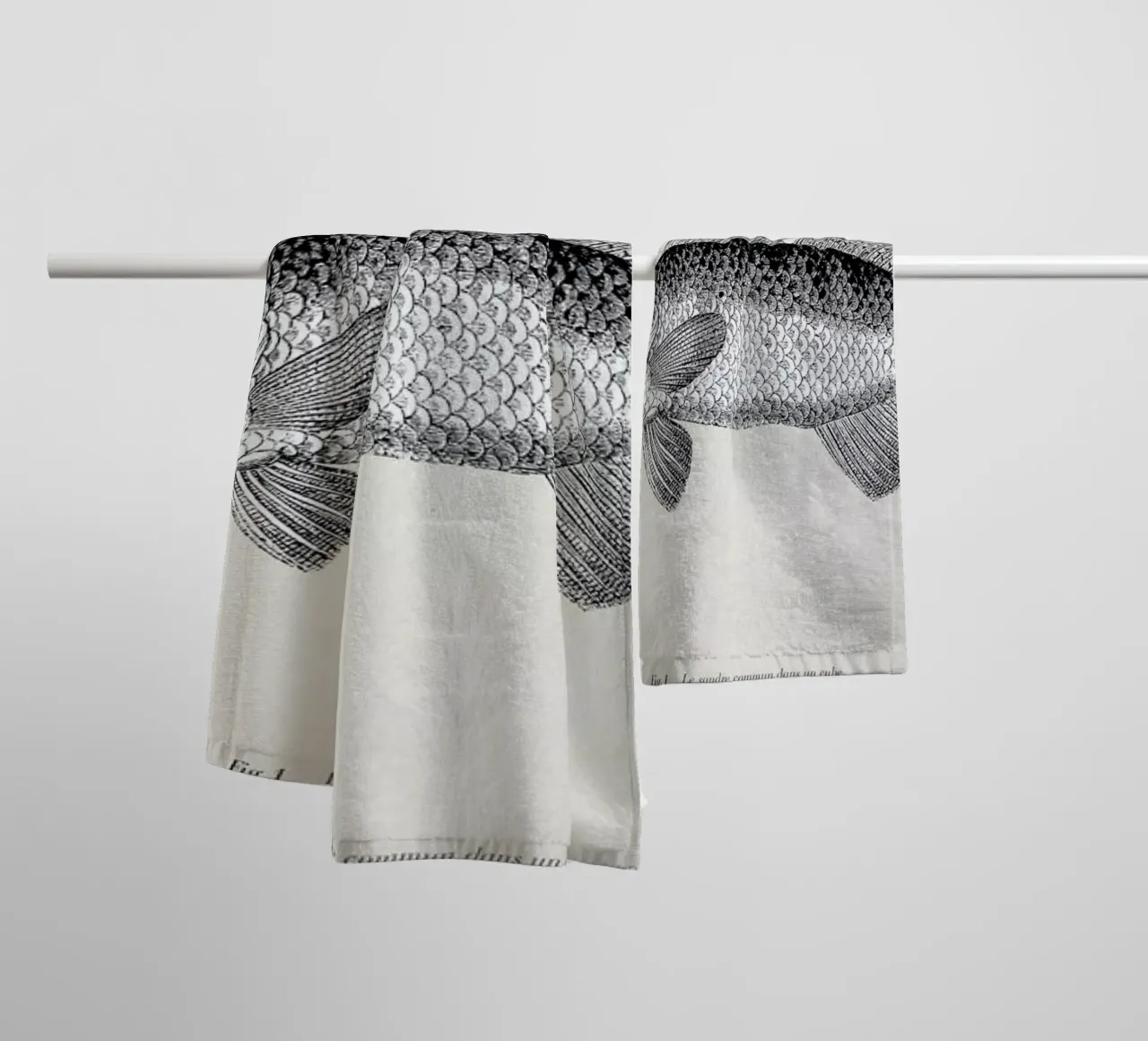 Fish#1 Handtuch von Matteo Morelli