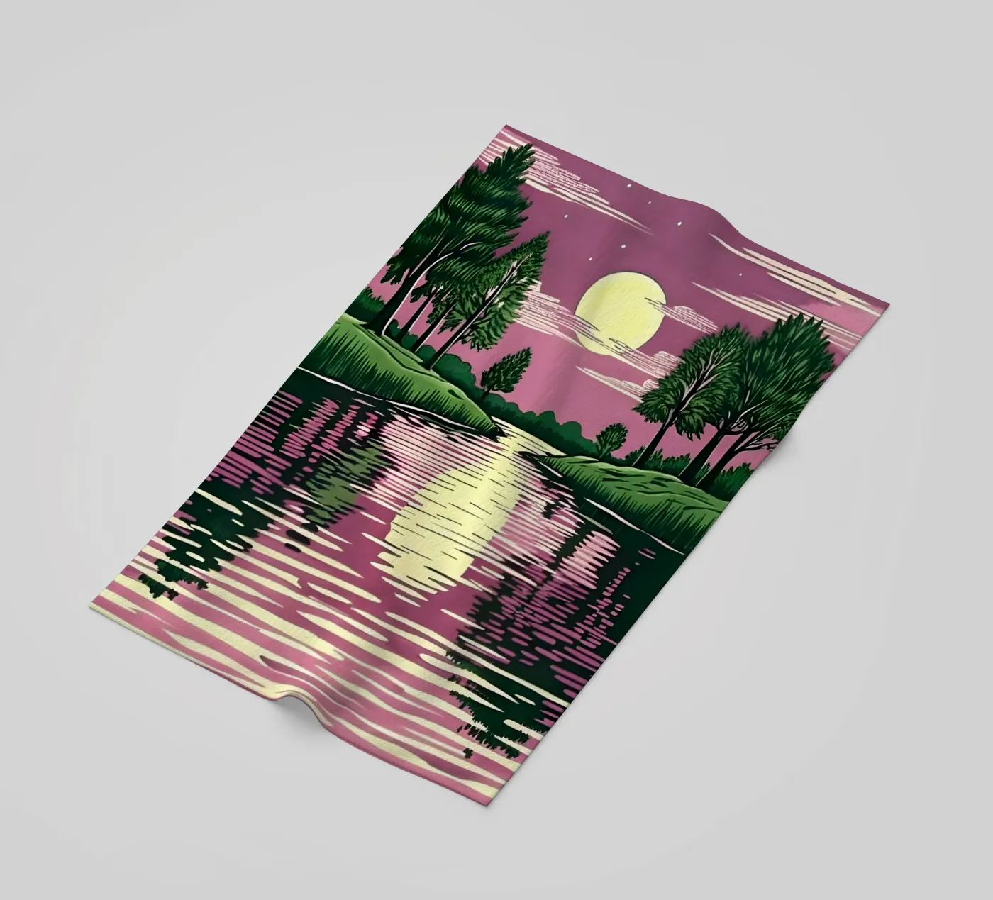 Riflesso di luna telo mare da Artistic-shop