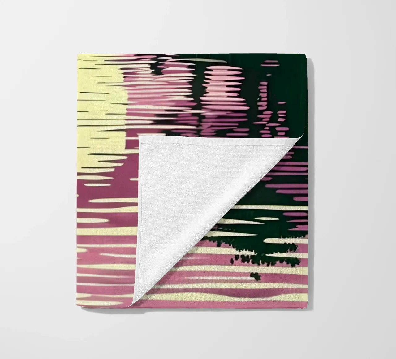 Maanverlichte reflectie strandhanddoek van Artistic-shop