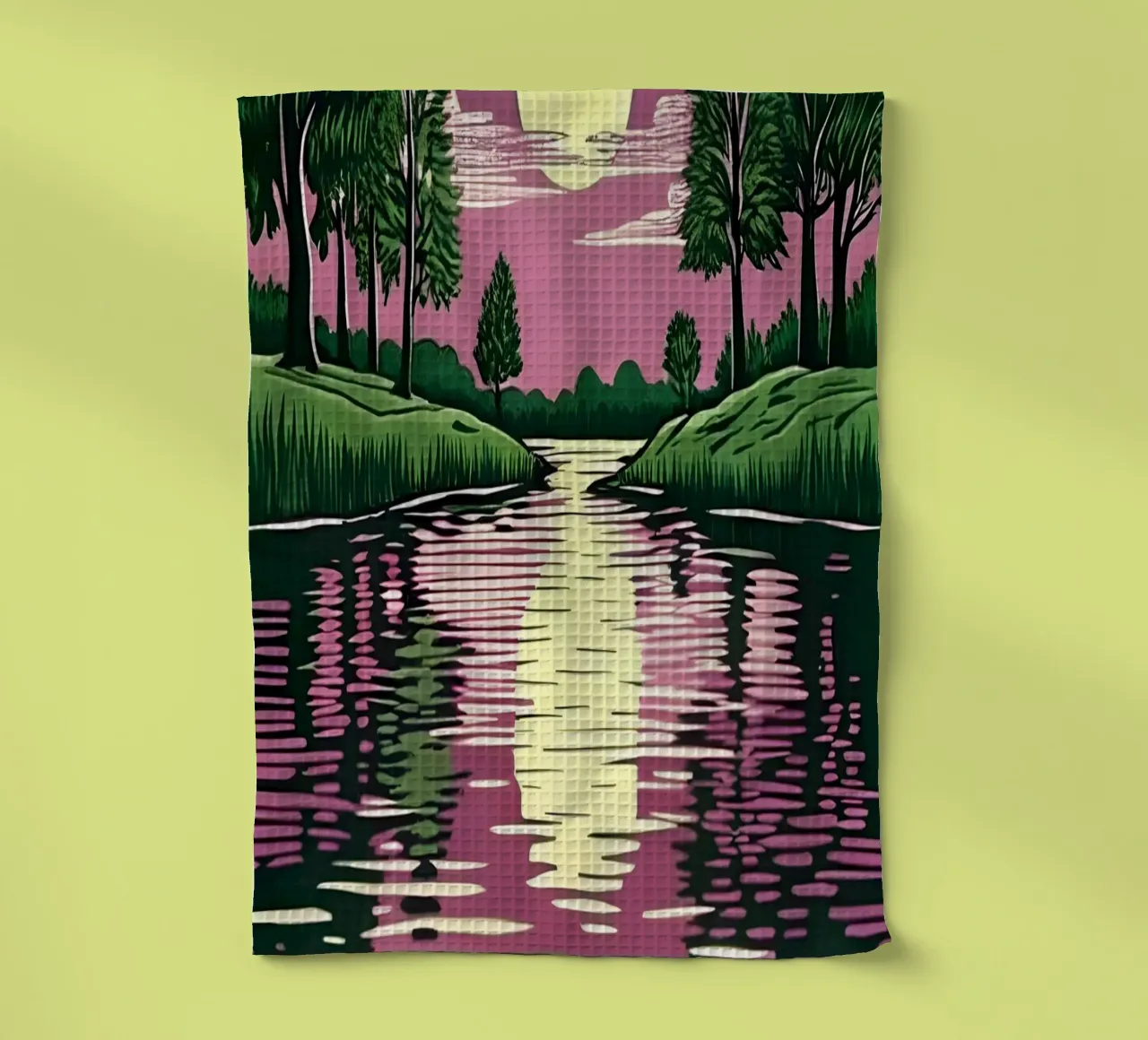 Riflesso di luna canovaccio da cucina da Artistic-shop