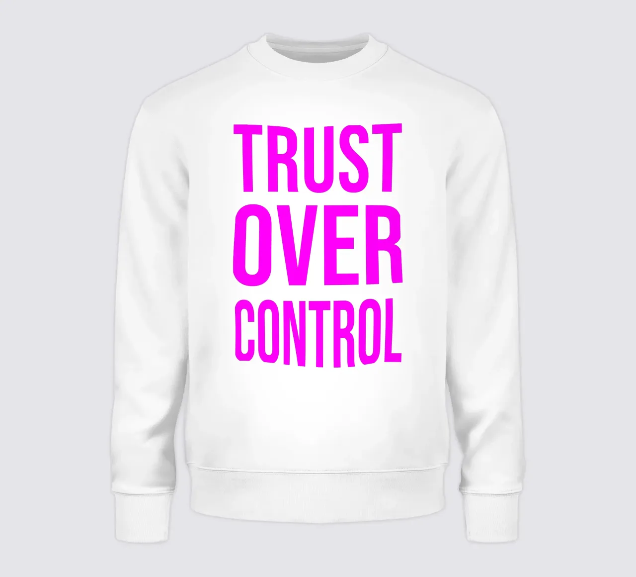 OVER series- bold letters, brave values (5 colors) felpa da FRICKE DESIGN