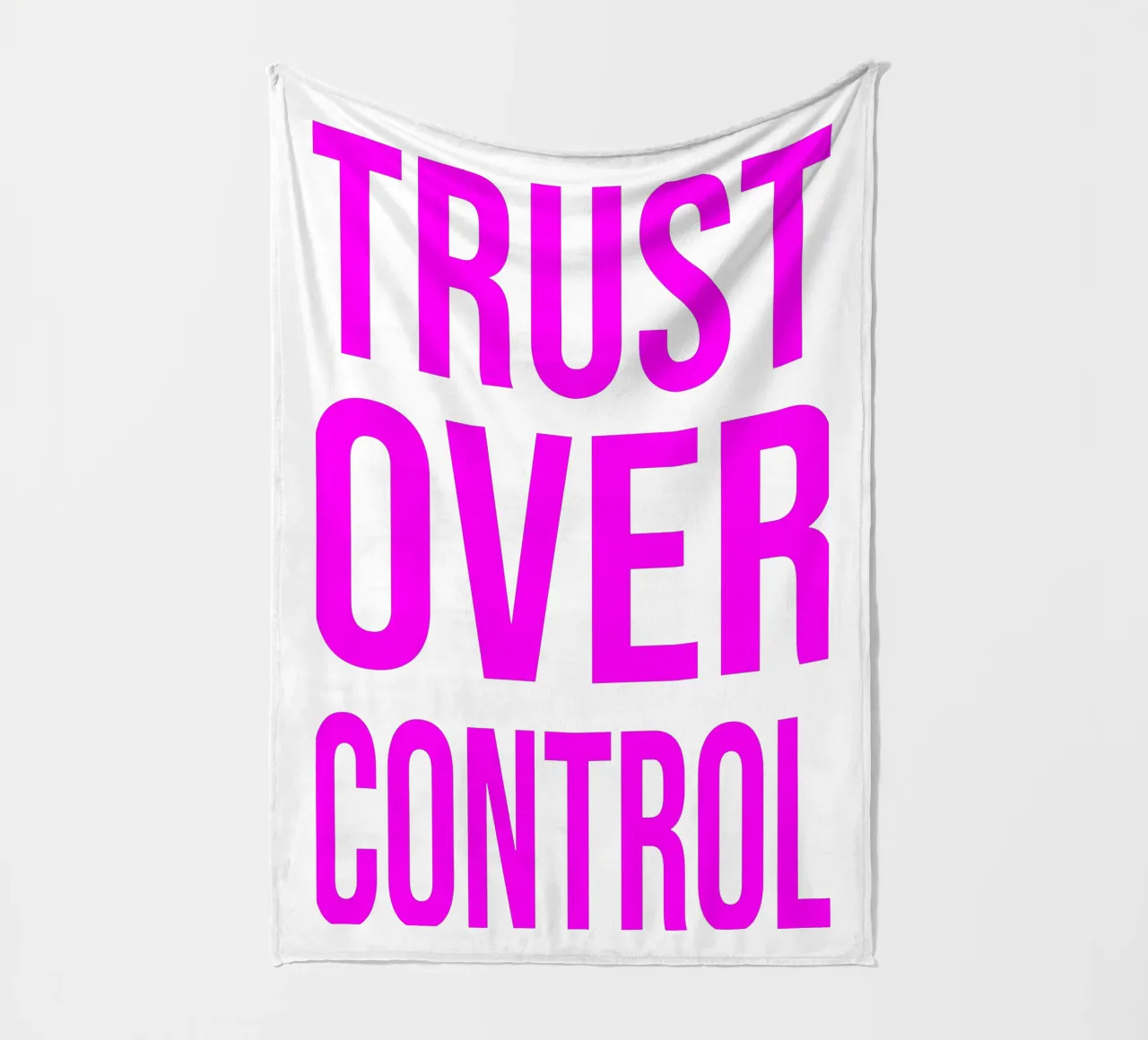 OVER series- bold letters, brave values (5 colors) coperta in pile da FRICKE DESIGN
