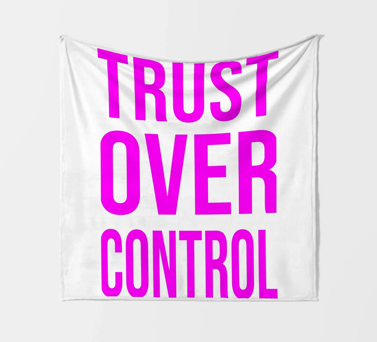OVER series- bold letters, brave values (5 colors) coperta in pile da FRICKE DESIGN