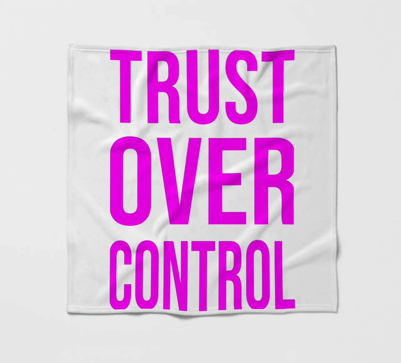 OVER series- bold letters, brave values (5 colors) coperta in pile da FRICKE DESIGN