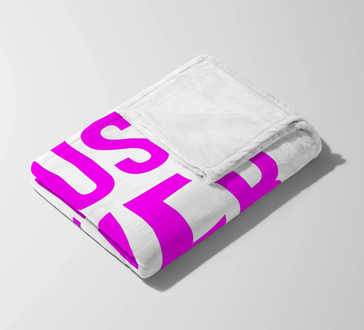 OVER series- bold letters, brave values (5 colors) coperta in pile da FRICKE DESIGN