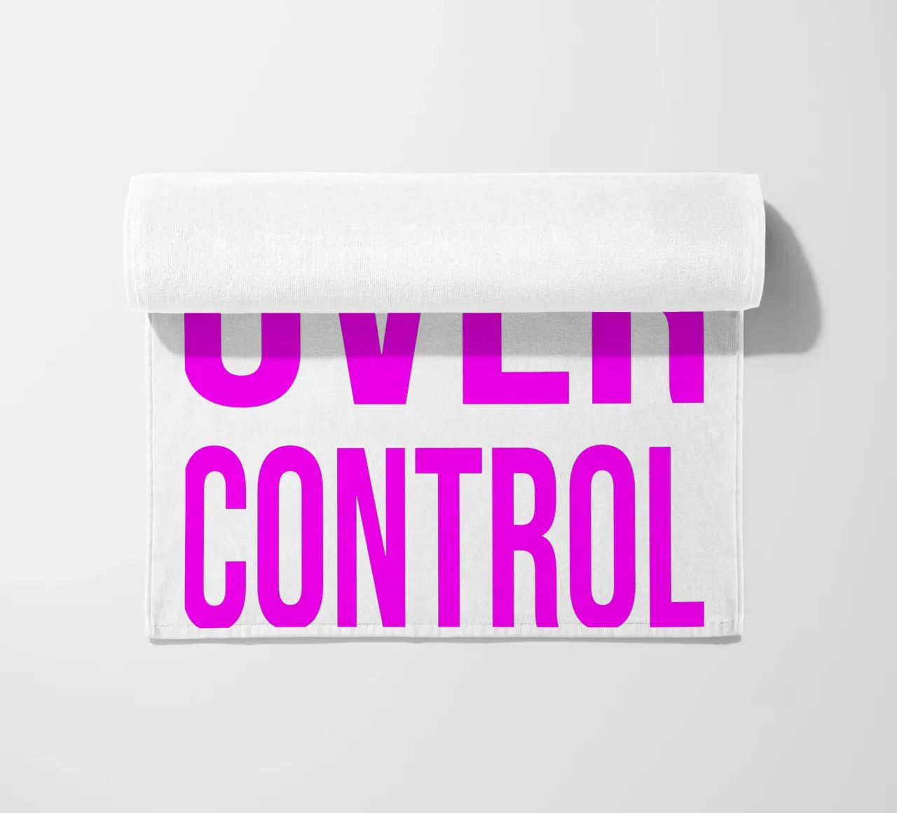 OVER series- bold letters, brave values (5 colors) telo mare da FRICKE DESIGN