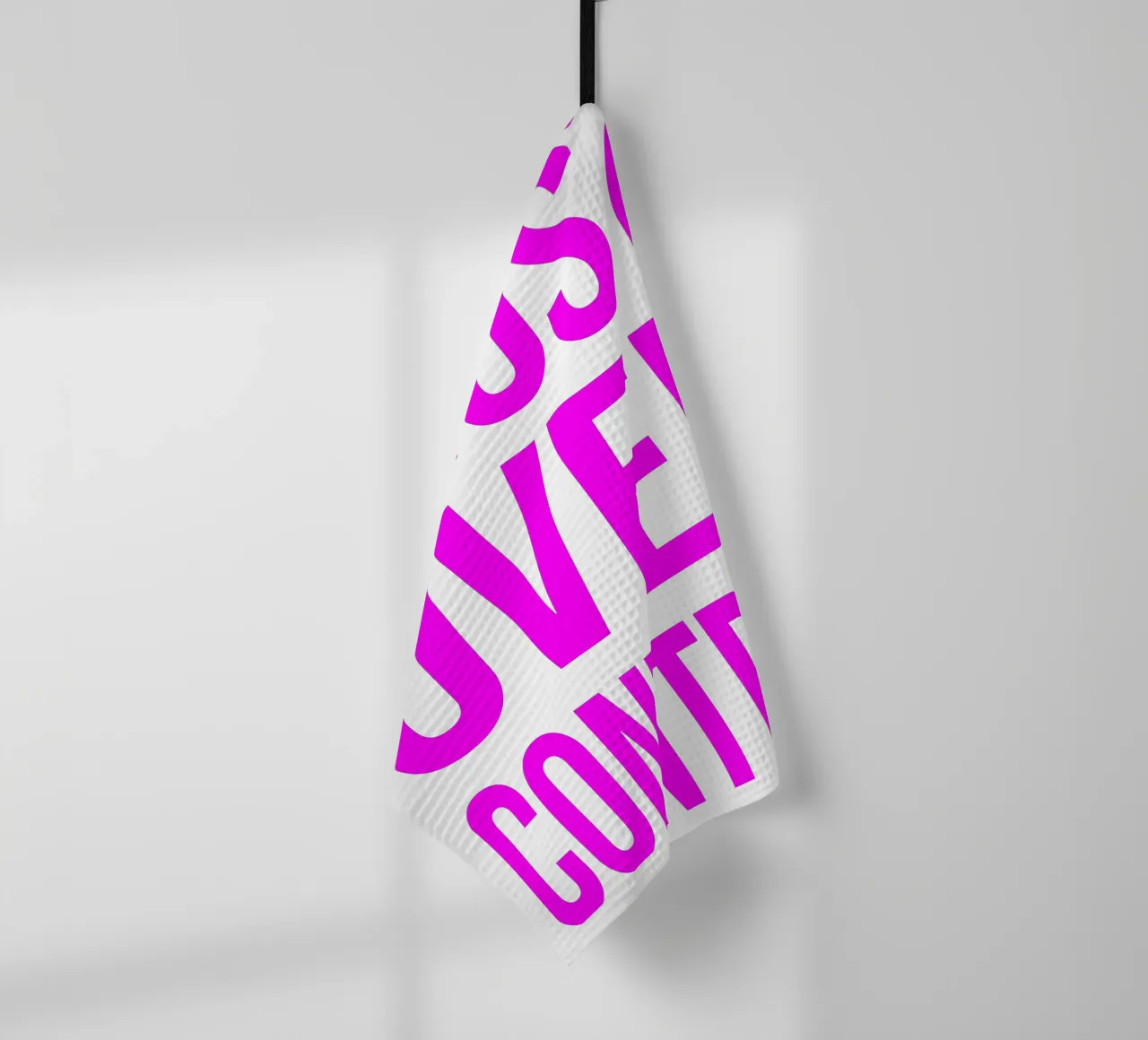 OVER series- bold letters, brave values (5 colors) canovaccio da cucina da FRICKE DESIGN