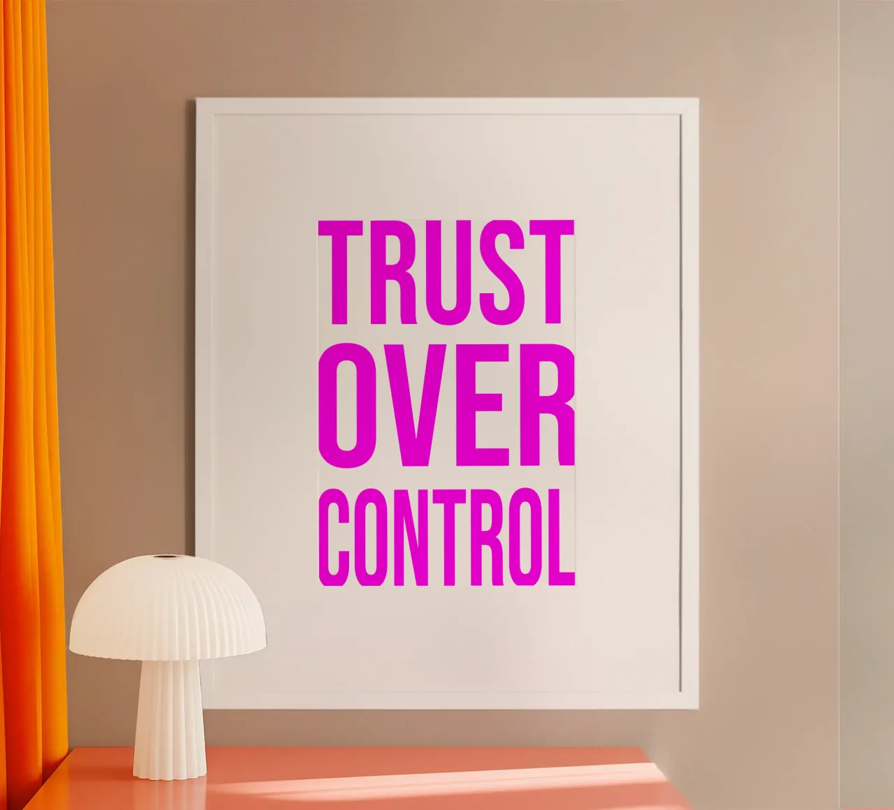 OVER series- bold letters, brave values (5 colors) carta hahnemühle da FRICKE DESIGN