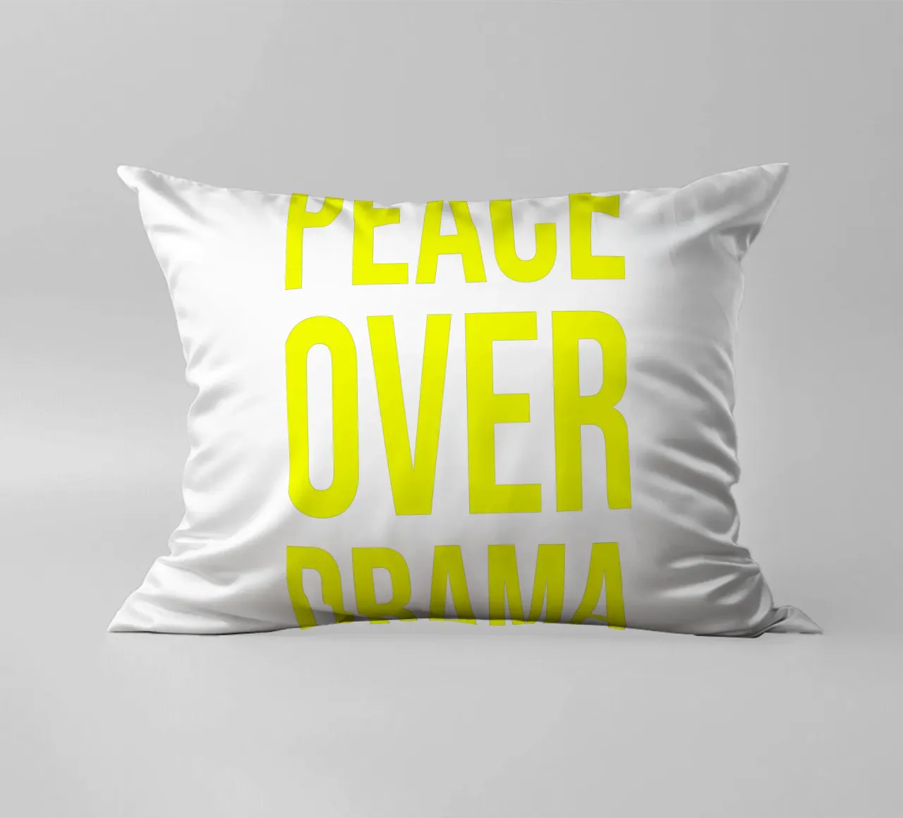 OVER series- bold letters, brave values (5 colors) cuscino da FRICKE DESIGN