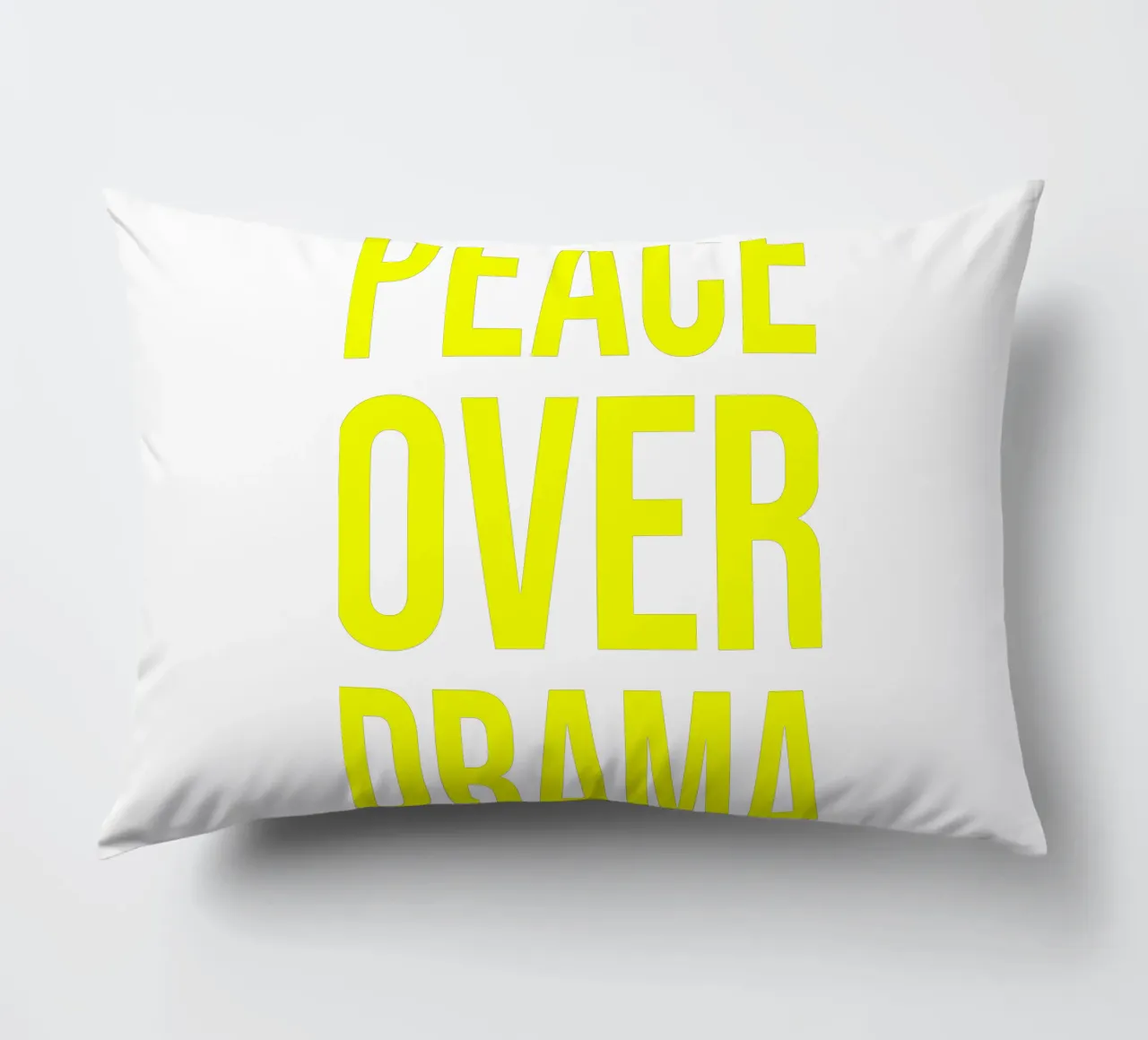 OVER series- bold letters, brave values (5 colors) cuscino da FRICKE DESIGN
