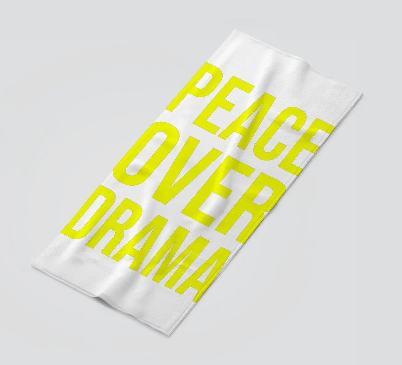 OVER series- bold letters, brave values (5 colors) telo mare da FRICKE DESIGN