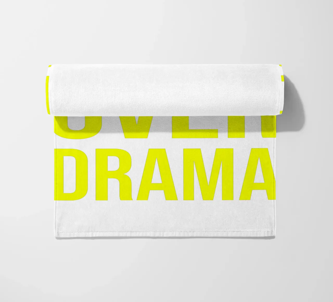 OVER series- bold letters, brave values (5 colors) telo mare da FRICKE DESIGN