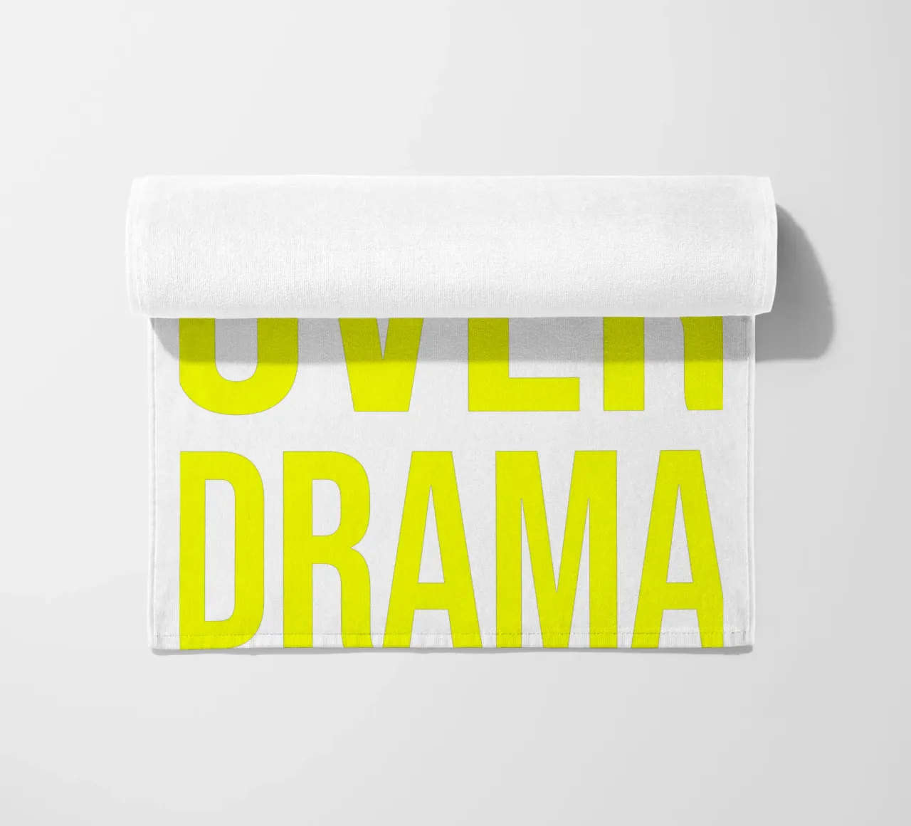 OVER series- bold letters, brave values (5 colors) telo mare da FRICKE DESIGN
