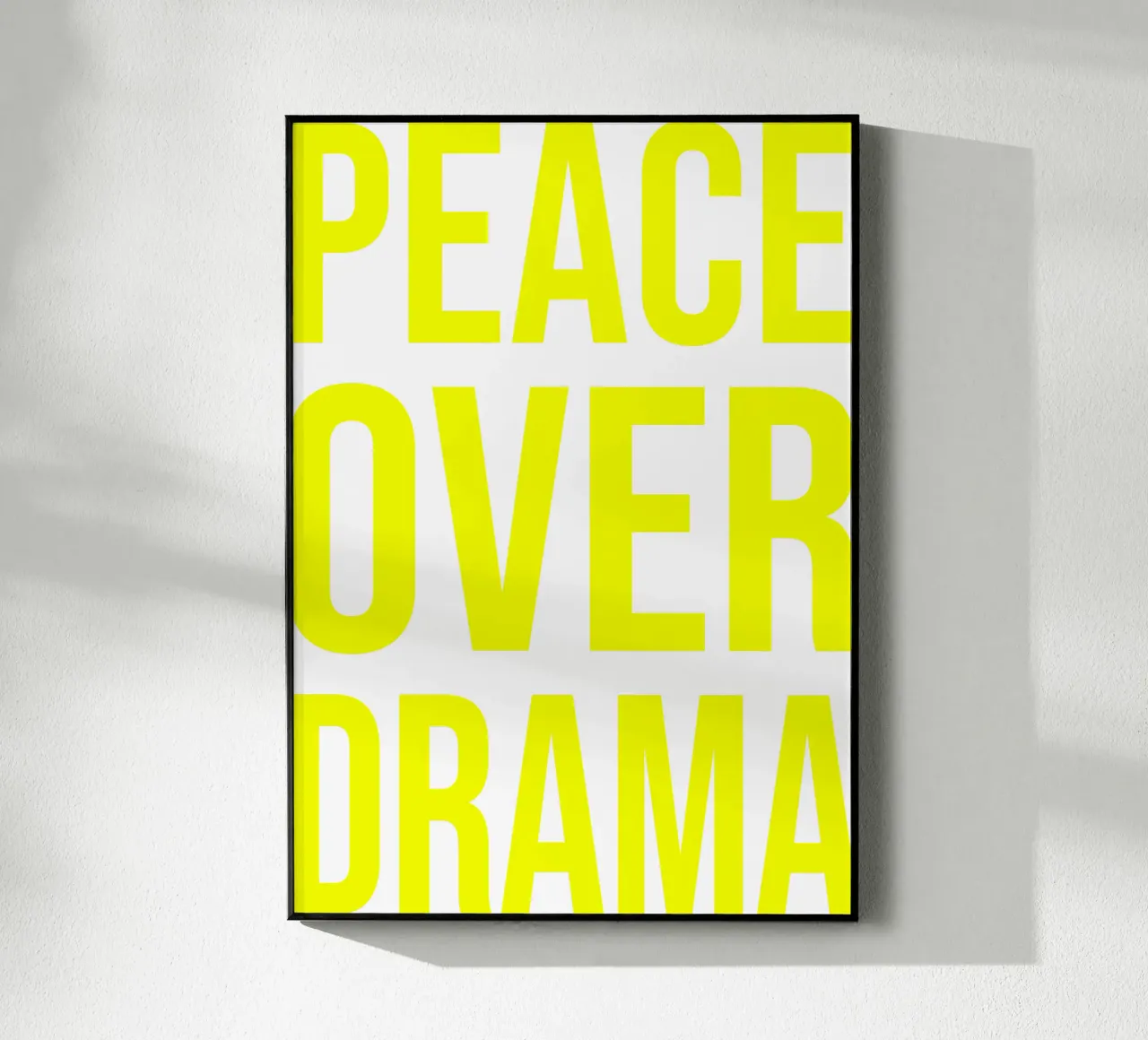 OVER series- bold letters, brave values (5 colors) plexiglass da FRICKE DESIGN