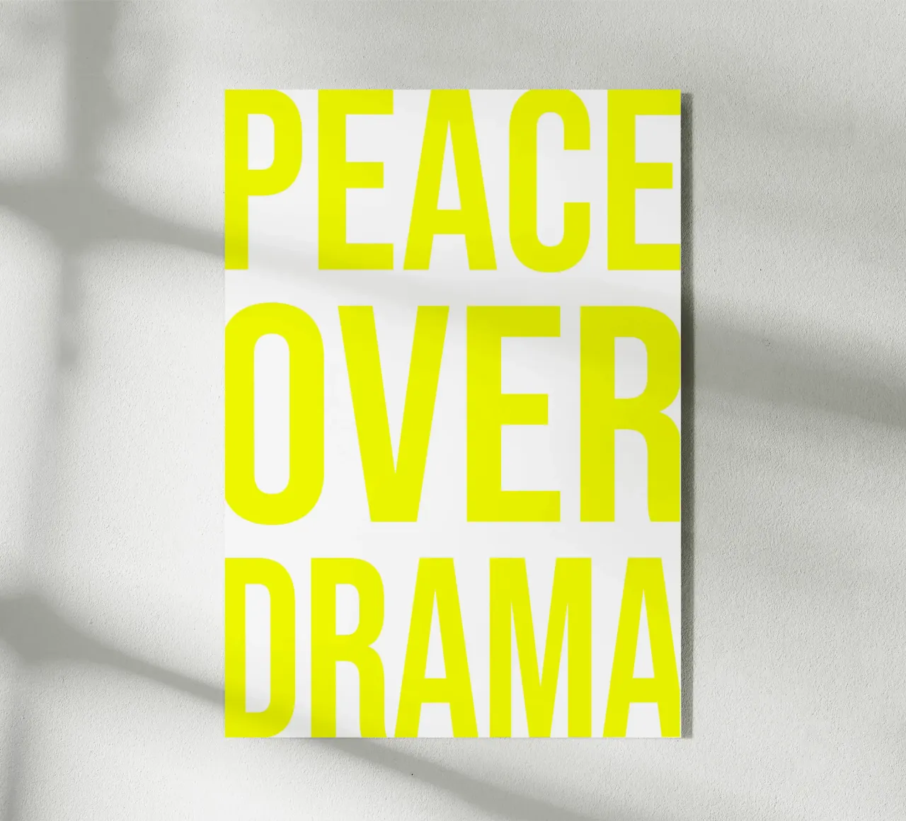 OVER series- bold letters, brave values (5 colors) plexiglass da FRICKE DESIGN