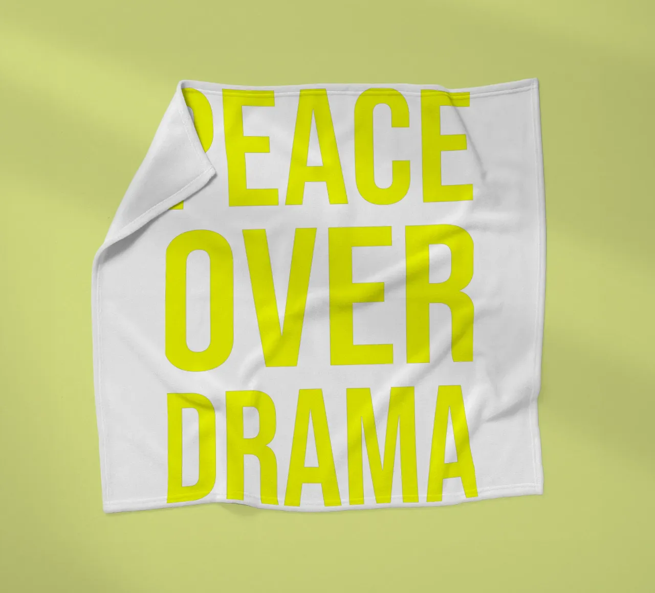 OVER series- bold letters, brave values (5 colors) coperta in pile da FRICKE DESIGN