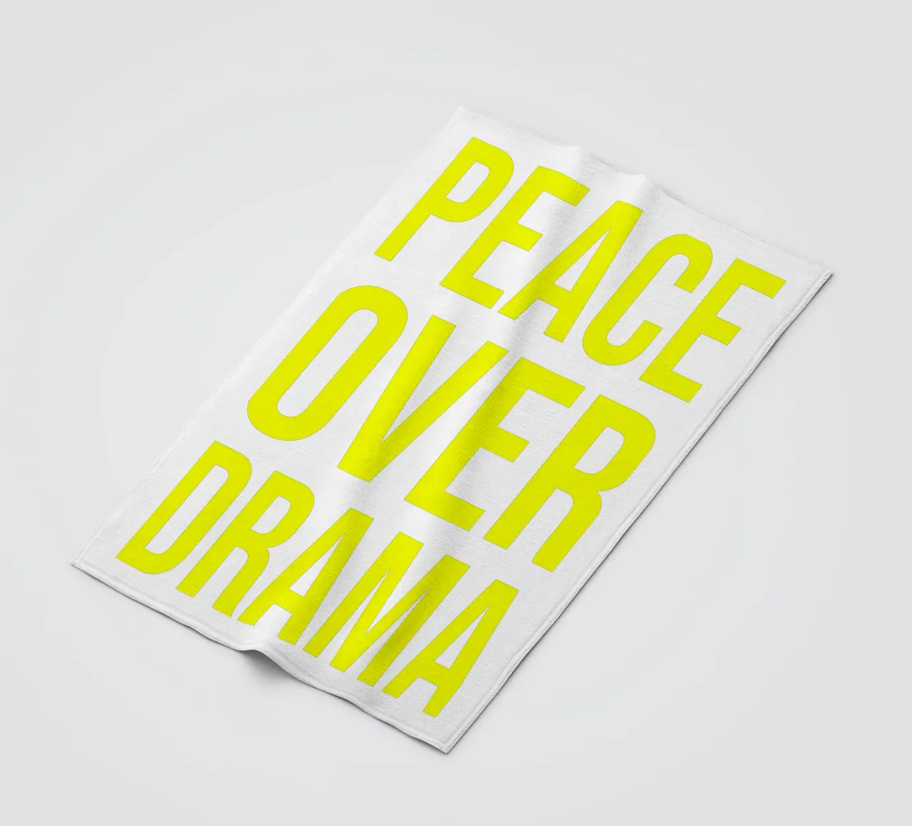 OVER series- bold letters, brave values (5 colors) coperta in pile da FRICKE DESIGN
