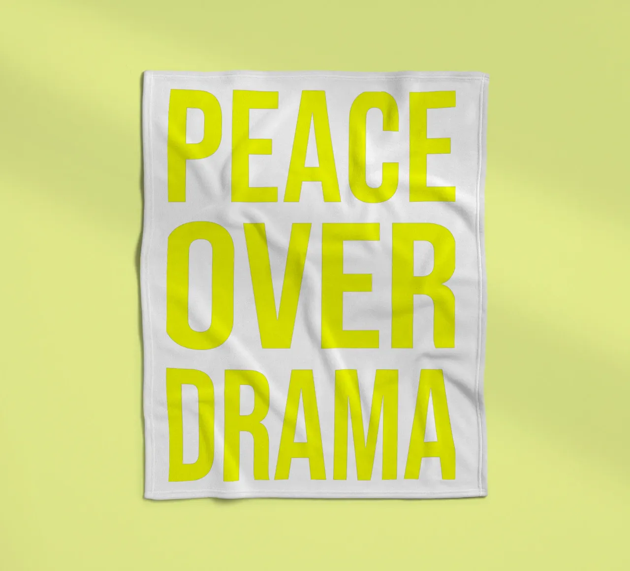 OVER series- bold letters, brave values (5 colors) coperta in pile da FRICKE DESIGN