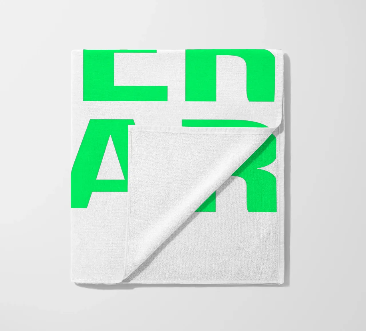 OVER series- bold letters, brave values (5 colors) telo mare da FRICKE DESIGN