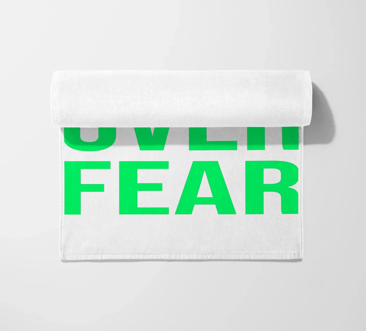 OVER series- bold letters, brave values (5 colors) telo mare da FRICKE DESIGN