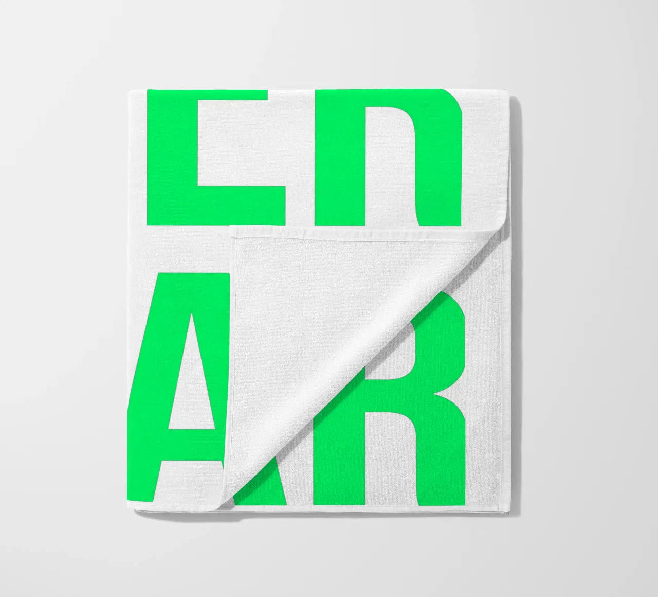 OVER series- bold letters, brave values (5 colors) telo mare da FRICKE DESIGN