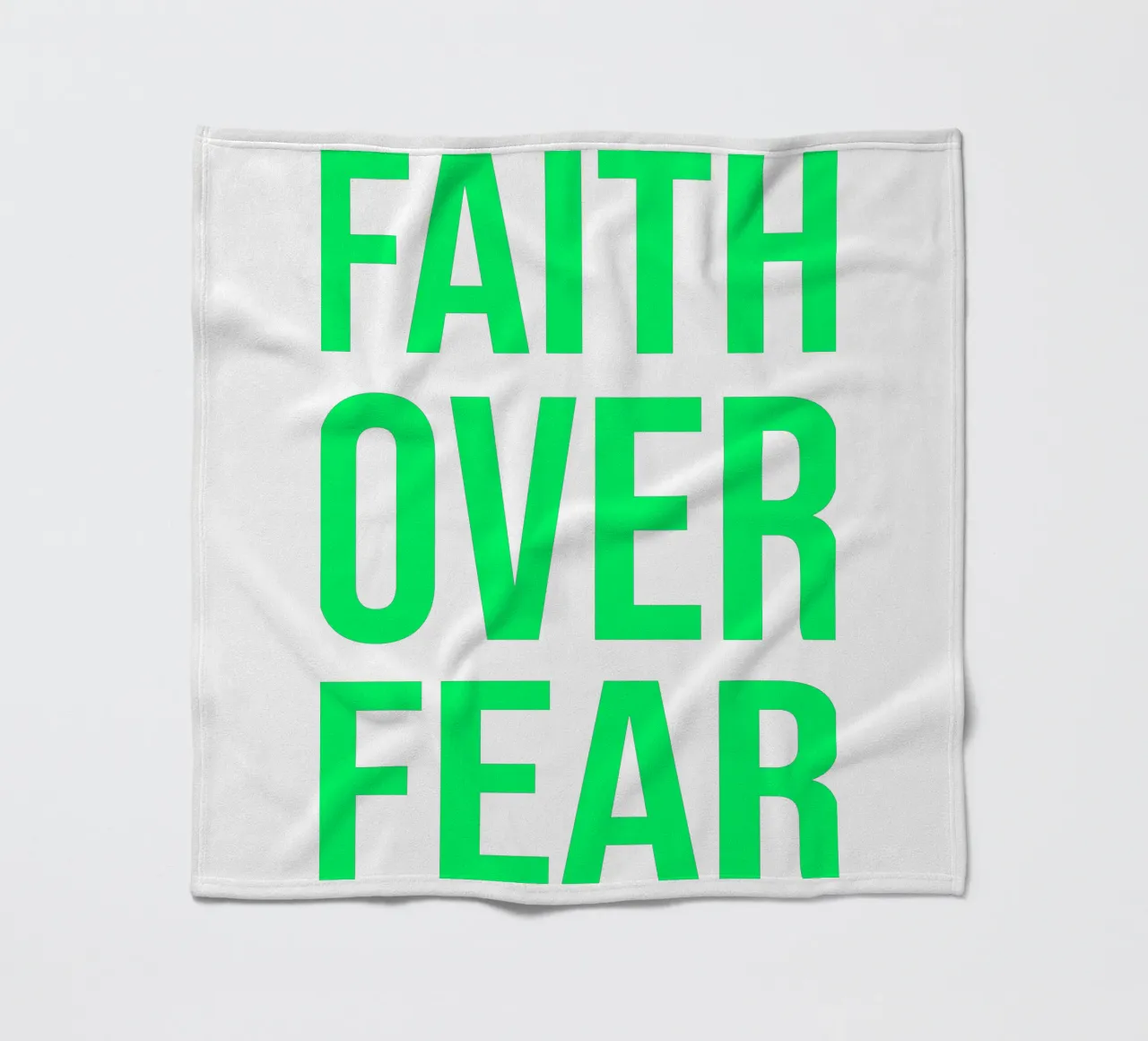 OVER series- bold letters, brave values (5 colors) coperta in pile da FRICKE DESIGN