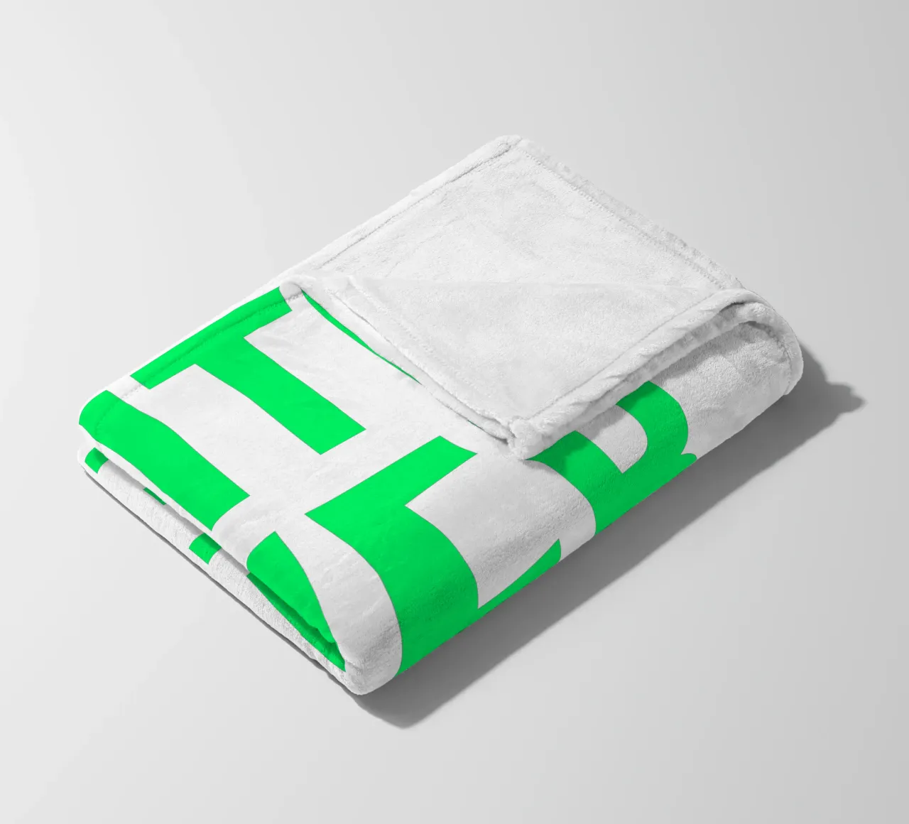 OVER series- bold letters, brave values (5 colors) coperta in pile da FRICKE DESIGN