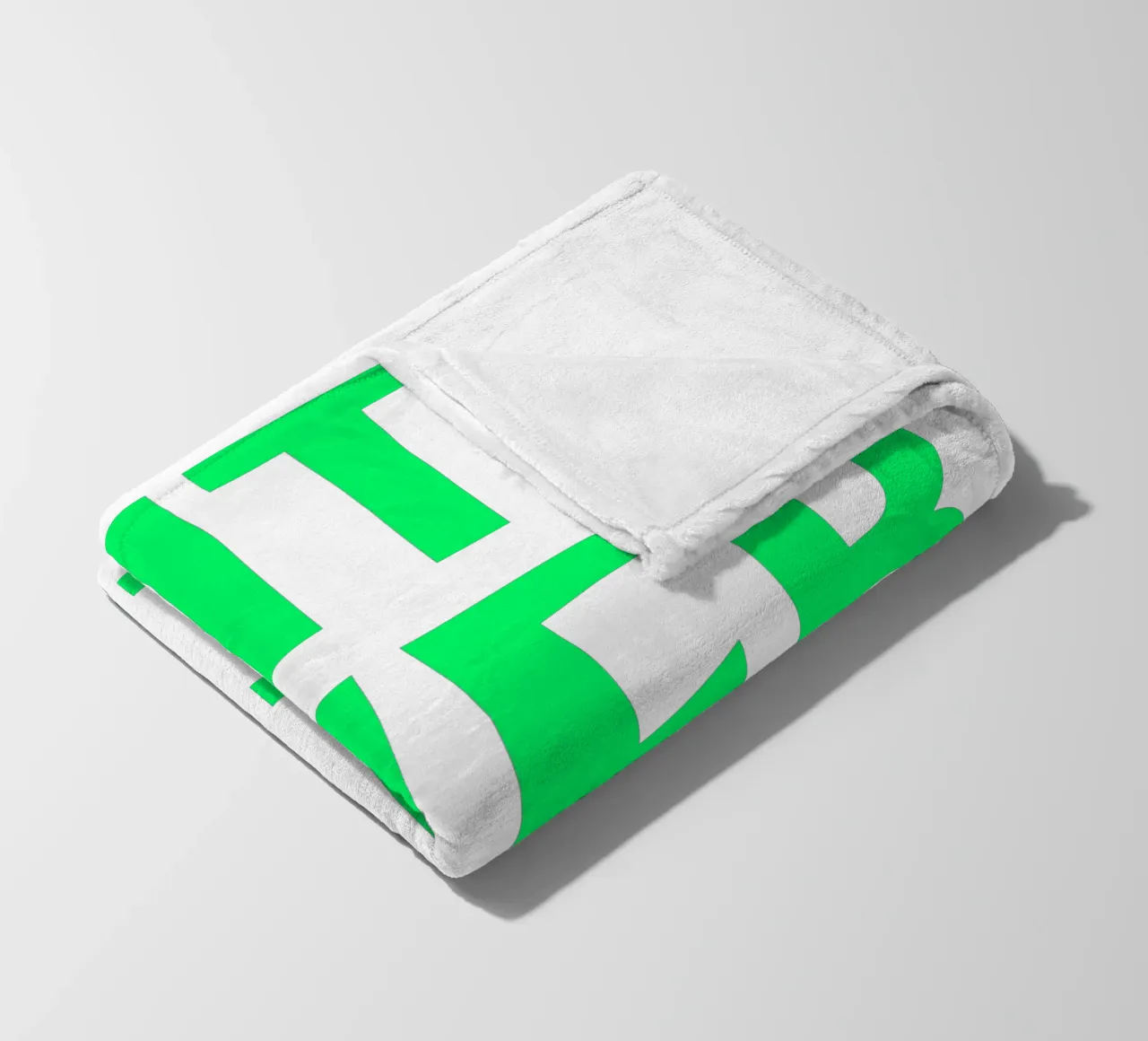 OVER series- bold letters, brave values (5 colors) coperta in pile da FRICKE DESIGN