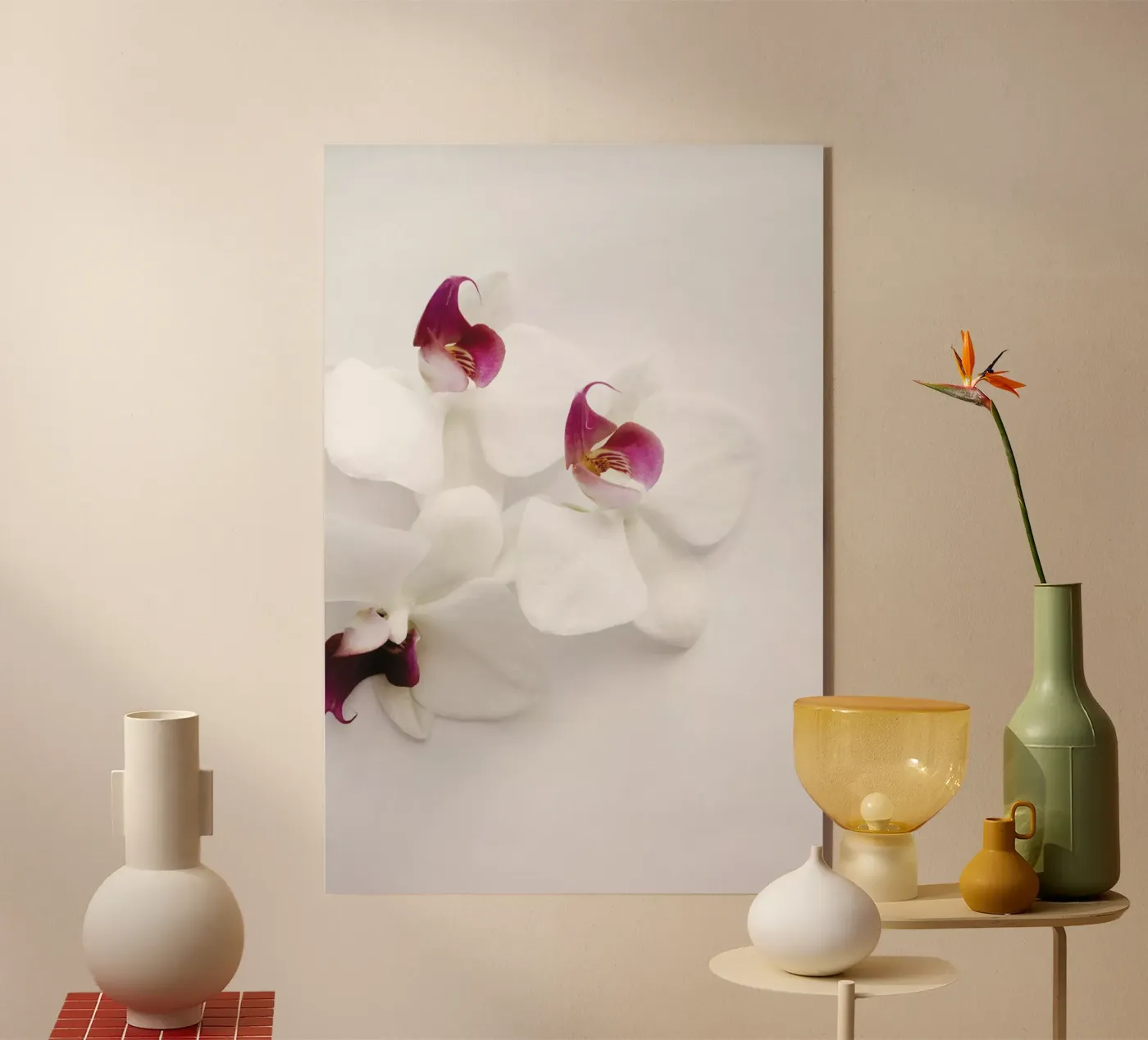 white wild ORCHID plexiglass da Studio Nahili