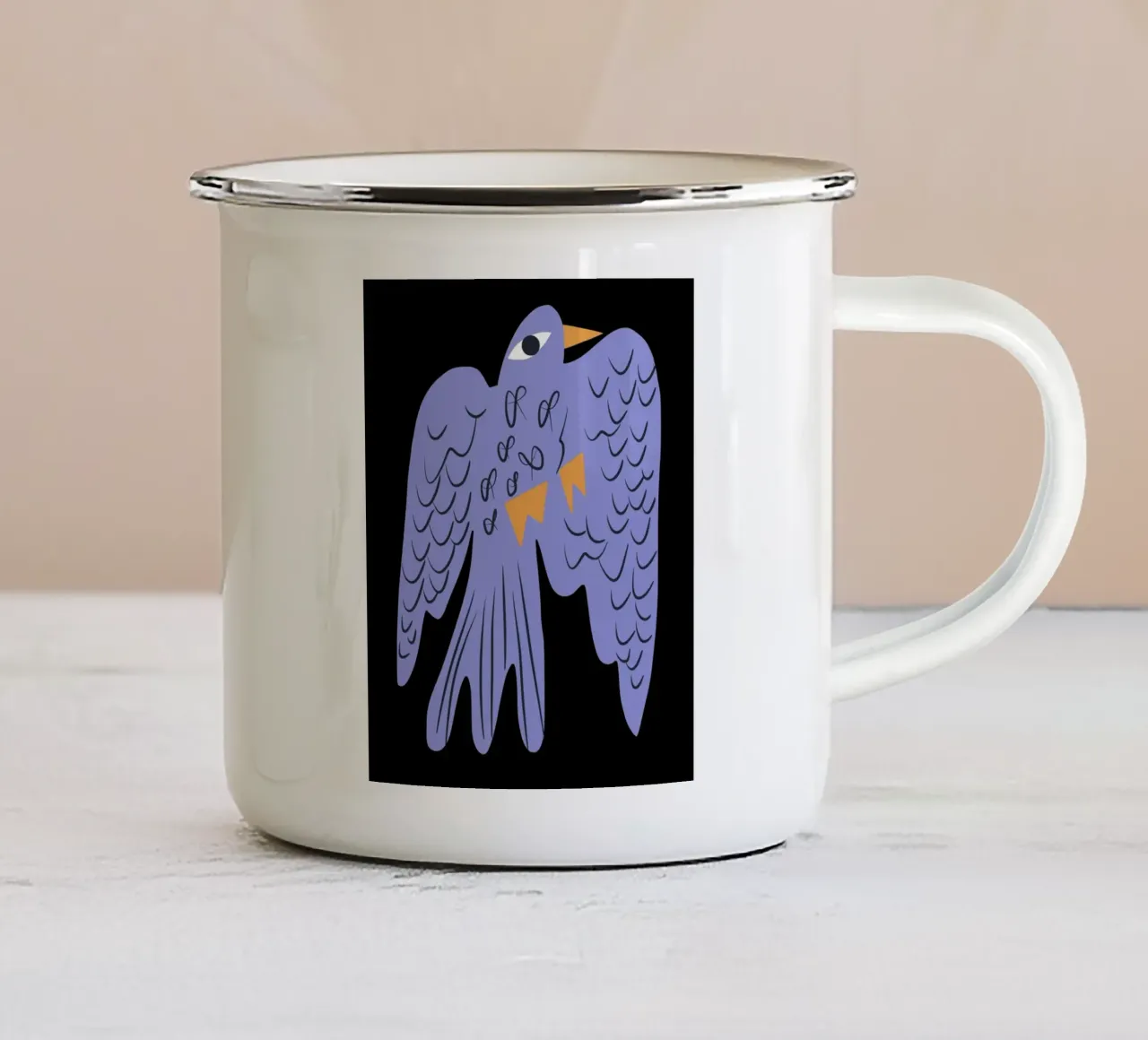 Twitter è morto tazza in smalto da Little Dean