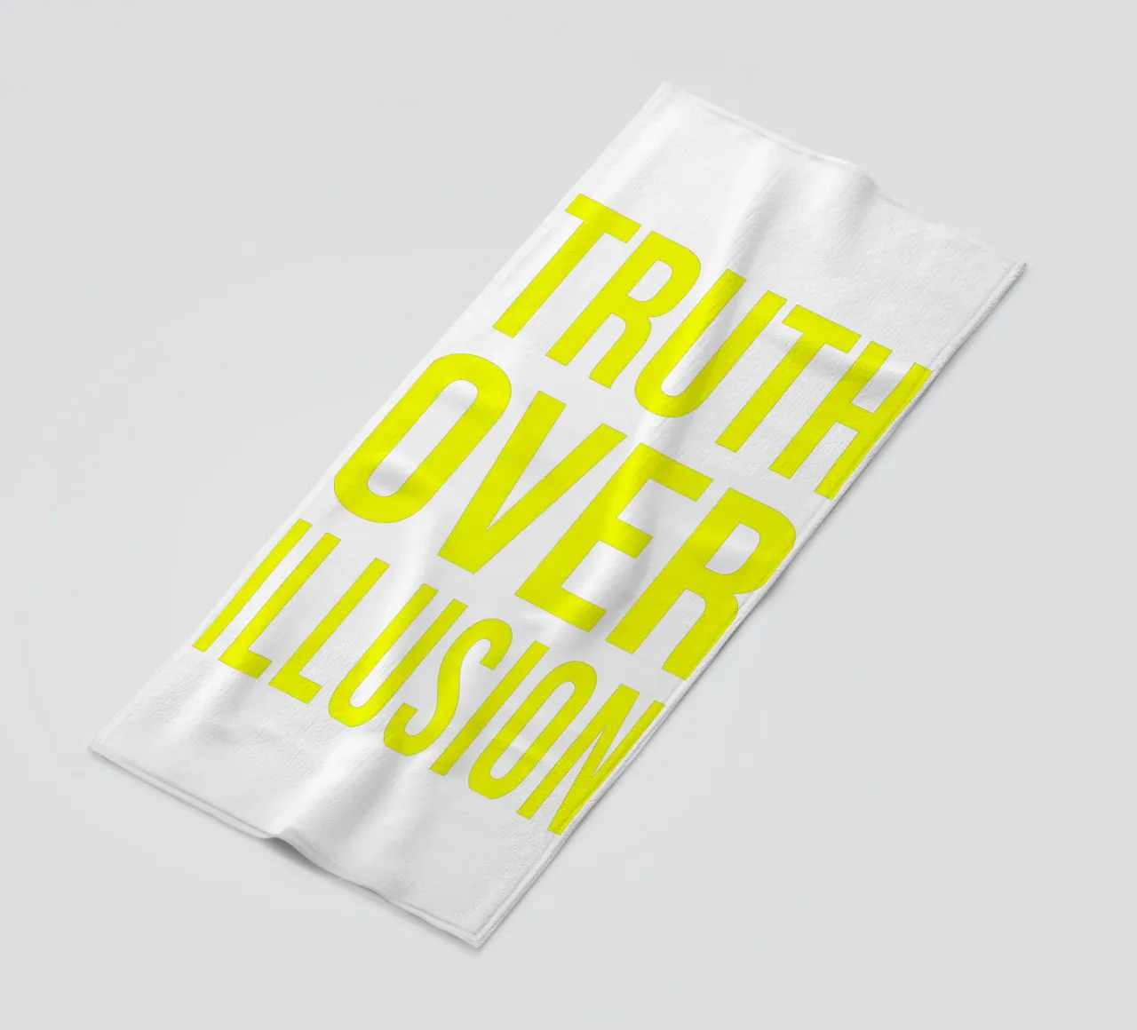 OVER series - bold letters, brave values (5 colors) telo mare da FRICKE DESIGN