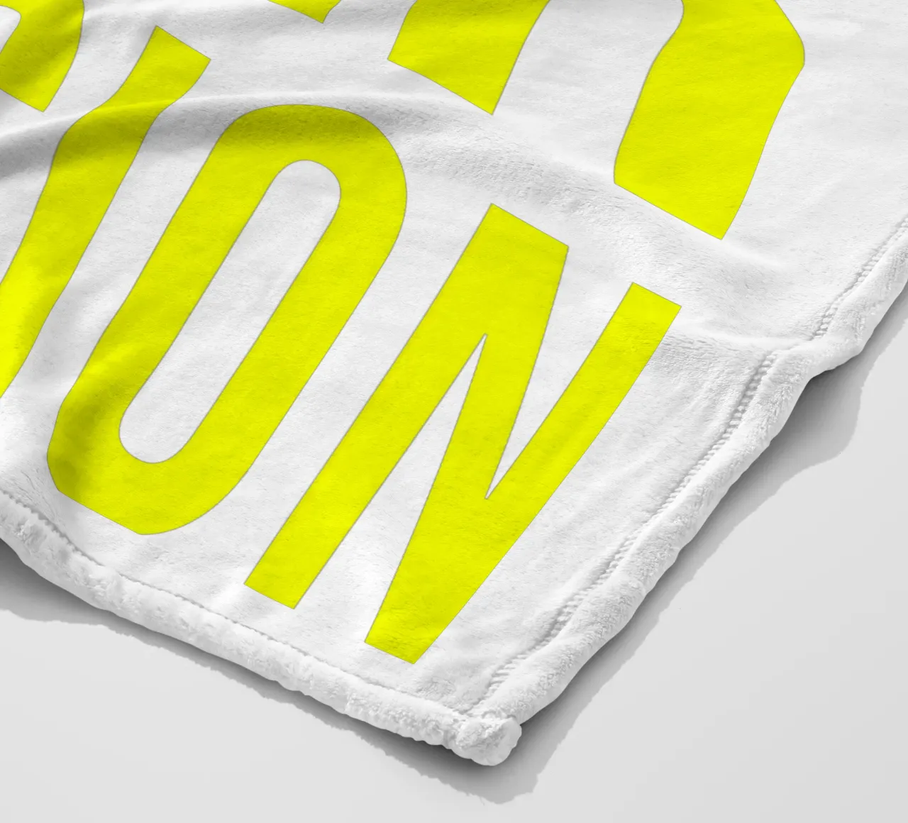 OVER series - bold letters, brave values (5 colors) coperta in pile da FRICKE DESIGN