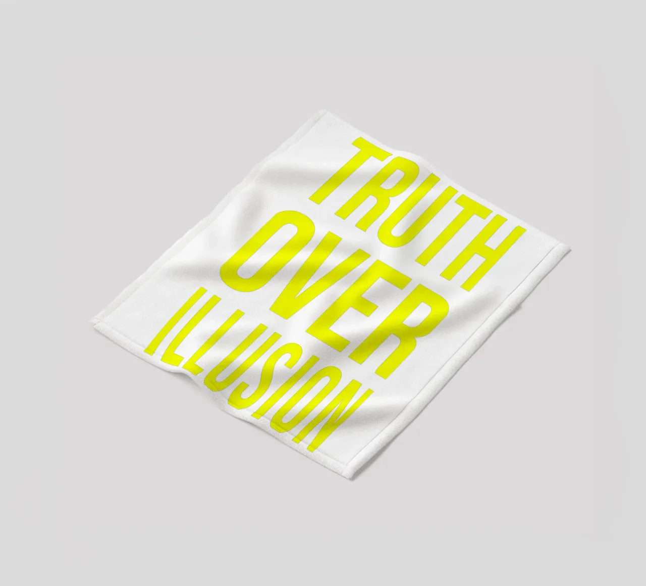 OVER series - bold letters, brave values (5 colors) coperta in pile da FRICKE DESIGN