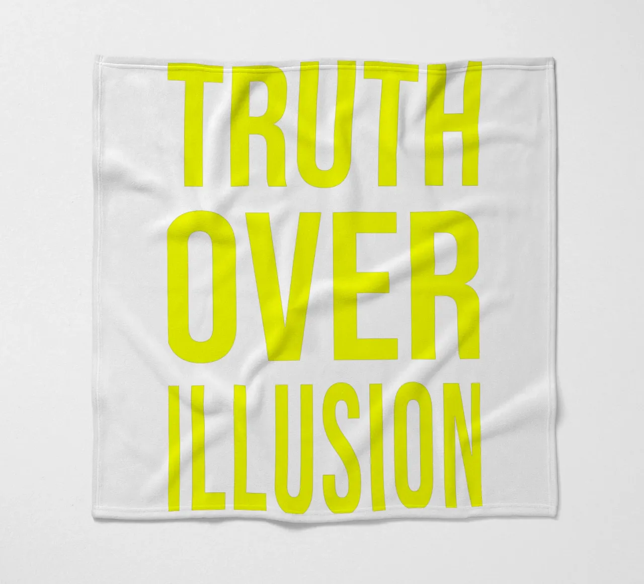 OVER series - bold letters, brave values (5 colors) coperta in pile da FRICKE DESIGN