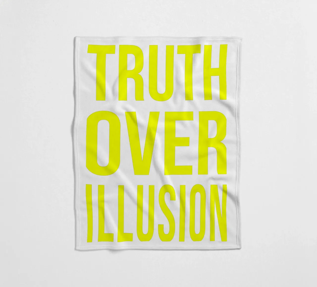 OVER series - bold letters, brave values (5 colors) coperta in pile da FRICKE DESIGN