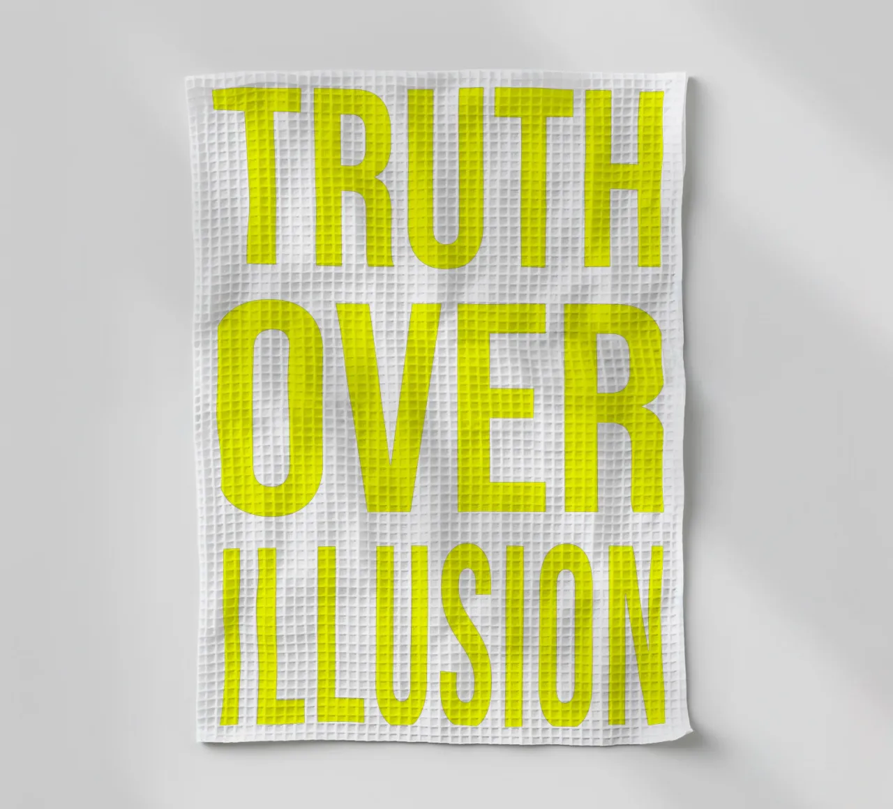OVER series - bold letters, brave values (5 colors) torchon de FRICKE DESIGN