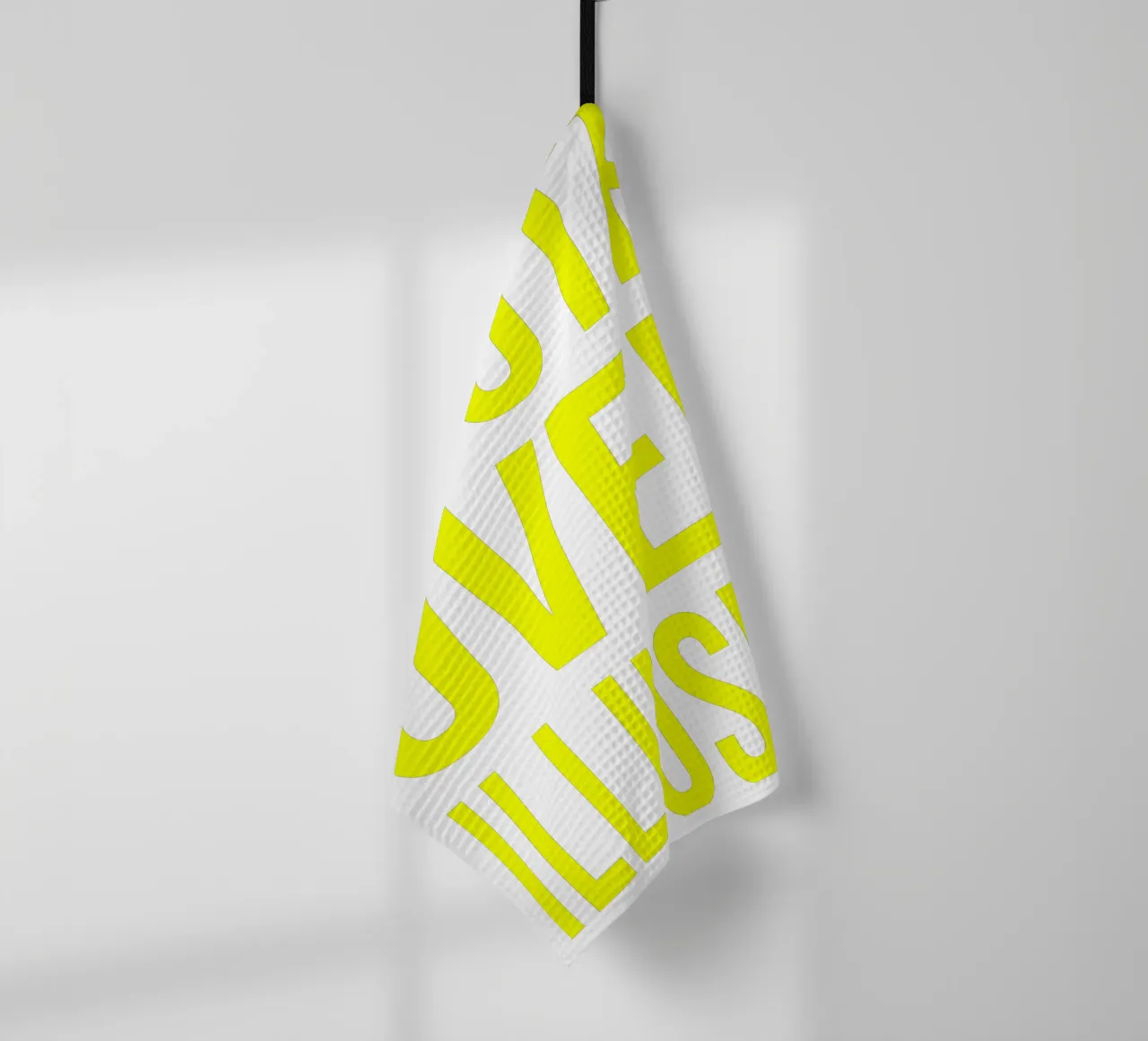 OVER series - bold letters, brave values (5 colors) torchon de FRICKE DESIGN