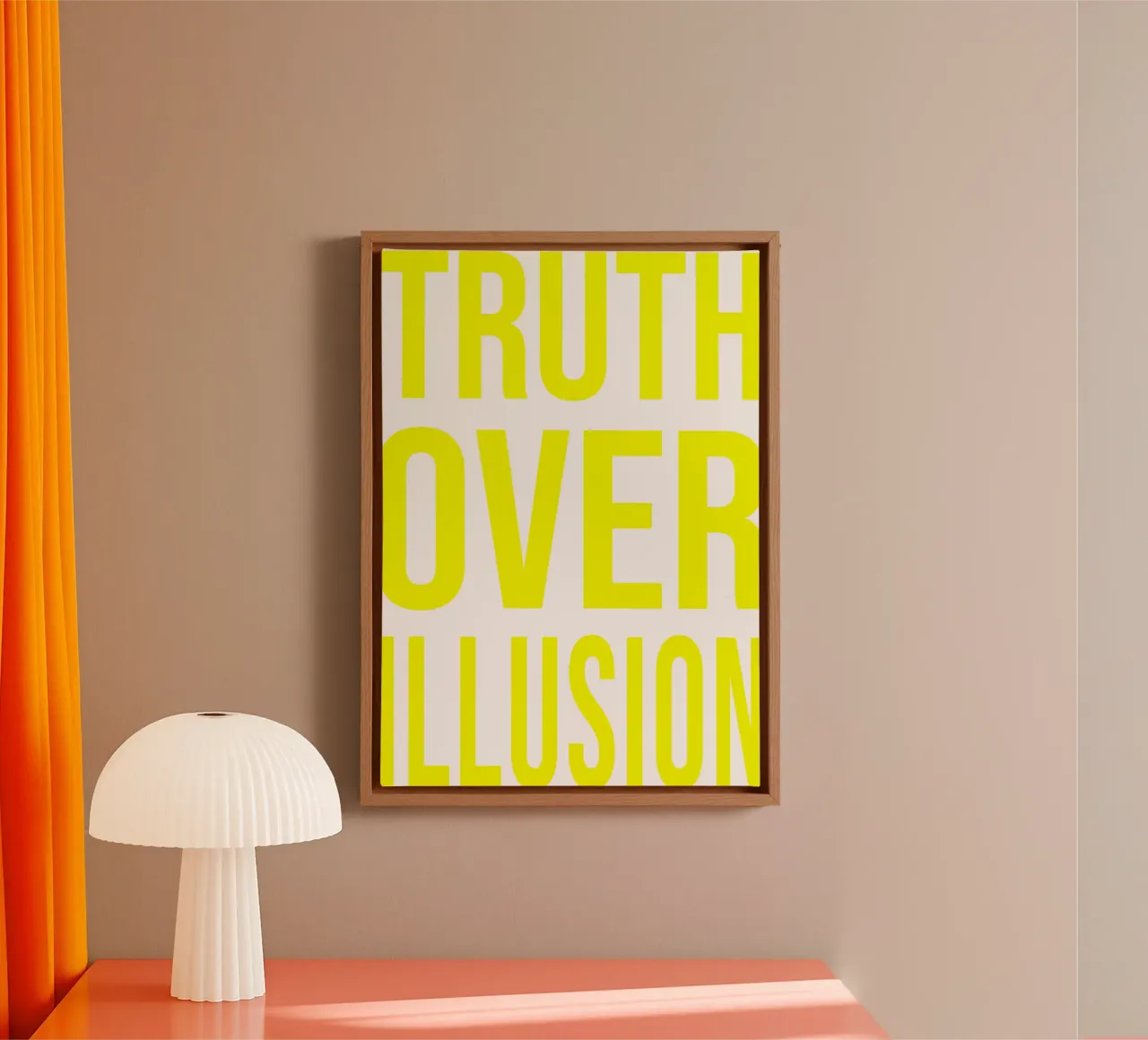 OVER series - bold letters, brave values (5 colors) tela da FRICKE DESIGN