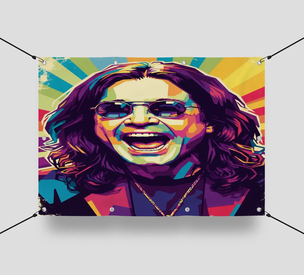In memoria di Ozzy Osbourne telo in pvc da Hantamrata
